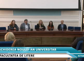 Deschiderea noului an universitar la Facultatea de Litere
